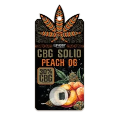 Euphoria CBG Solid Hash Peach OG, CBG 30 %, 1 g