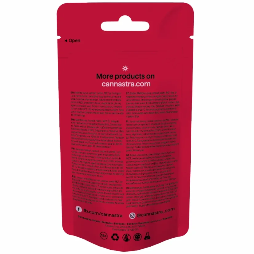 Cannastra THC+ Astro Bears Strawberry Bath Jellies, 10 pcs x 5 mg, 50 g