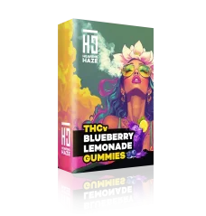 Heavens Haze bomboane gumoase THCV Limonadă cu Afine 5 pcs - 15 mg THCV + 5 mg CBN, 13,5 g