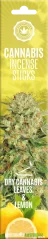 Bețișoare de tămâie de canabis Cannabis uscat și lămâie