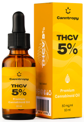 Canntropy THCV augstākās kvalitātes kanabinoīdu eļļa - 5%, 500 mg, 10 ml