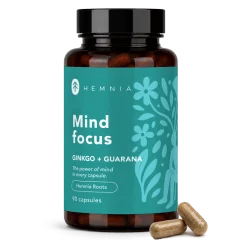 Hemnia Ginkgo + Guarana Capsules 90 x 500mg