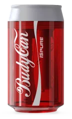 ISPURE BudyCan Water Pipe, vermelho