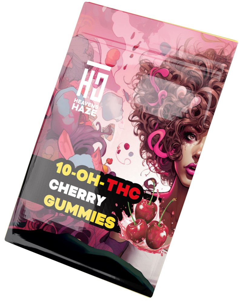 Heavens Haze 10-OH-THC Gummies Cherry, 3 pcs x 40 mg, 120 mg
