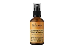 PuroCuro Vitamine Spray D3 + K2, 30 ml