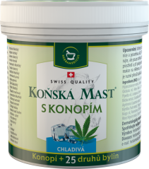 Herbamedicus zirgu balzams ar kaņepju dzesēšanu, 250 ml