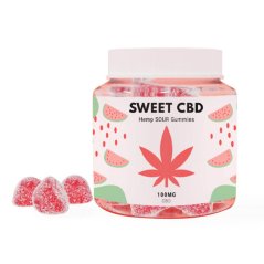Sweet CBD Ούλες, Καρπούζι 100 mg CBD, 20 τεμ Χ 5 mg, 60 σολ