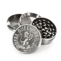 Royal Queen Seeds Metal upphleypt kvörn - Amsterdam, 4 hlutar, 52 mm