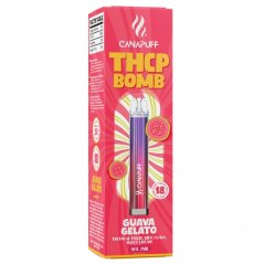 CanaPuff BOMB Guava Gelato, 0,8 g THCp - Disposable, 2 ml