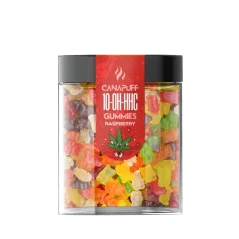 CanaPuff 10-OH-HHC Gummies Raspberry, THC kevesebb, mint 0,2%, 10-50 db