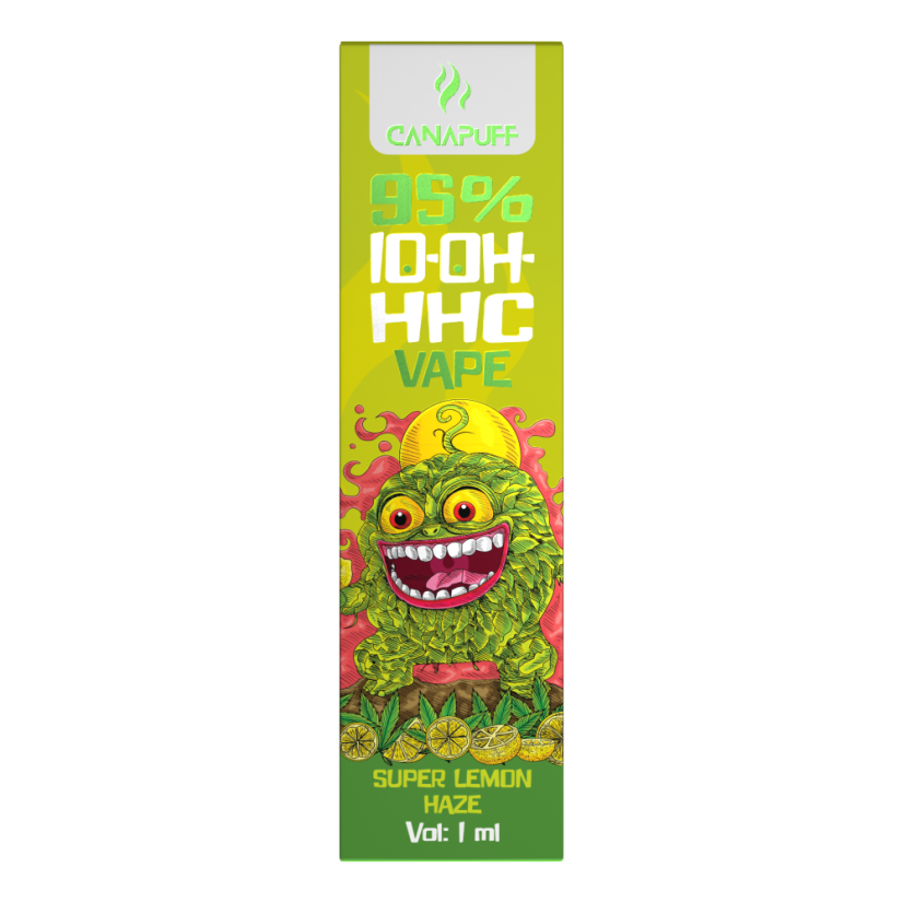 elfbar elfa master akku CanaPuff 10-OH-HHC Einweg-Vape-Pen Super Lemon Haze, 10-OH-HHC 95 %, 1 ml