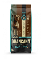 Grancann Lamb & Hemp seeds - Hemp food for small and medium breeds, 12kg
