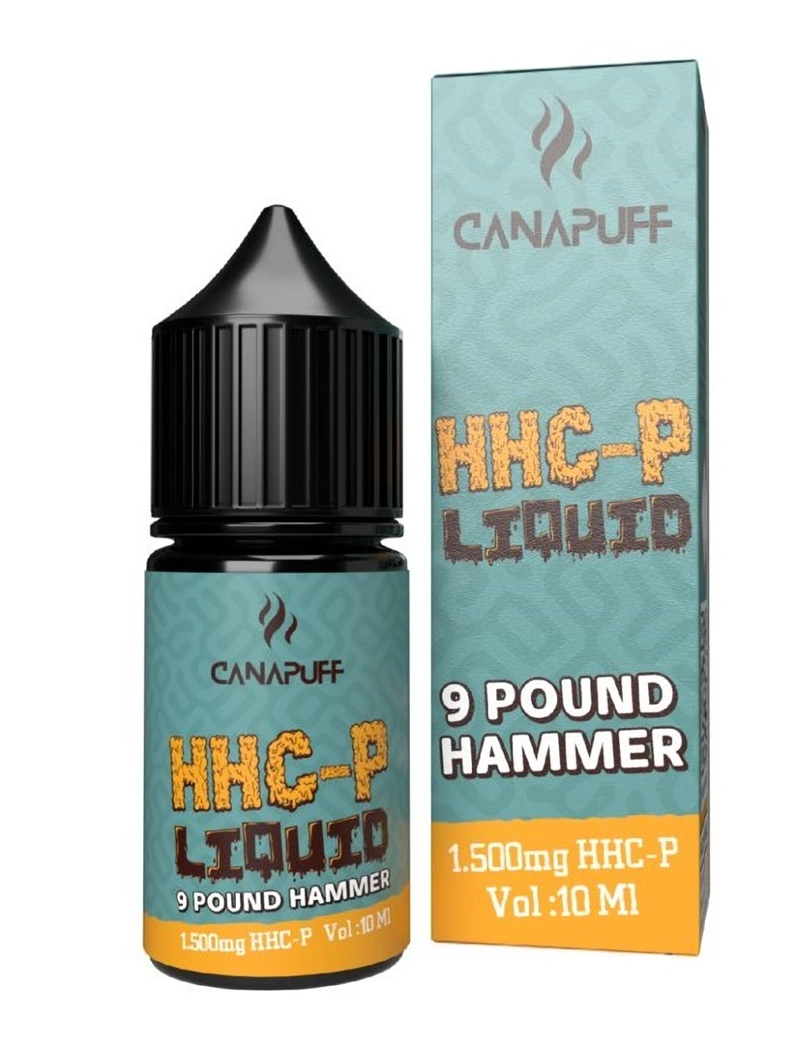 CanaPuff HHCP Liquide Marteau de 9 livres, 1500 mg, 10 ml CanaPuff HHCP Liquide Marteau de 9 livres, 1500 mg, 10 ml