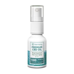 Harmony CBD Σπρέι Από το στόμα Φροντίδα 1500 mg, 15 ml, Μέντα