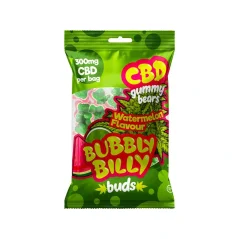 Bubbly Billy Buds Wassermelone CBD Gummibärchen (300 mg), 100 g