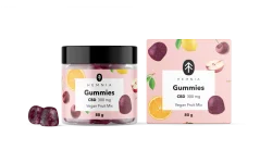 Hemnia CBD, vegāns gummies, augļu maisījums, 300 mg CBD, 30 gab x 10 mg, 80 g