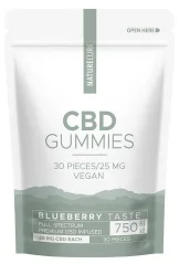 Nature Cure CBD Blaubeergummis - 750 mg CBD, 30 Stück, 99 g