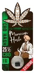Euphoria CBD Hash Moroccan 25% CBD, 1гр
