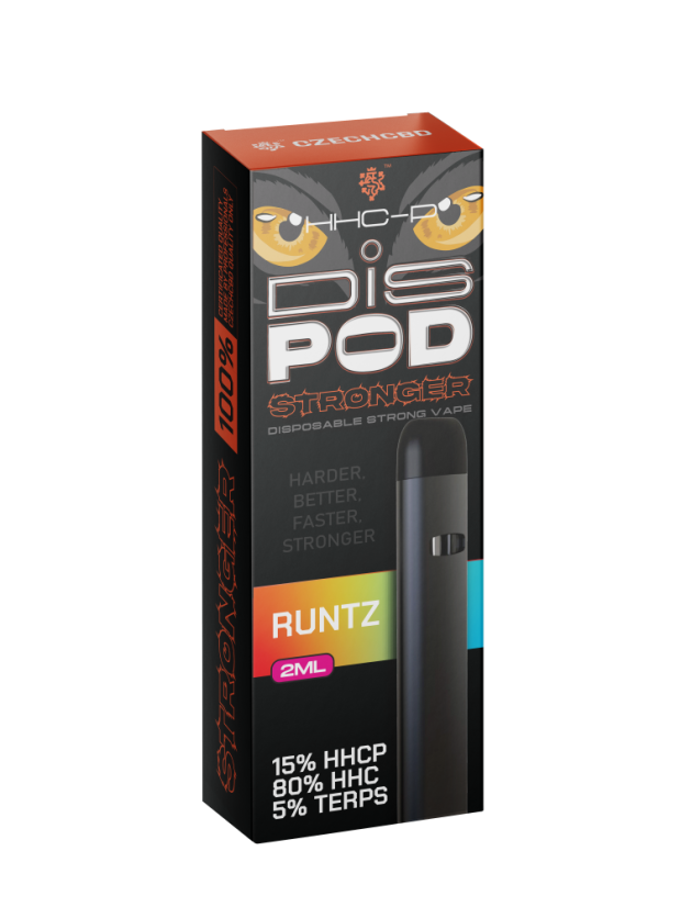 最新デザインの Stronger Pen Vape HHCP CBD Czech disPOD 80 HHCP, % 15 Runtz リラクゼーショングッズ