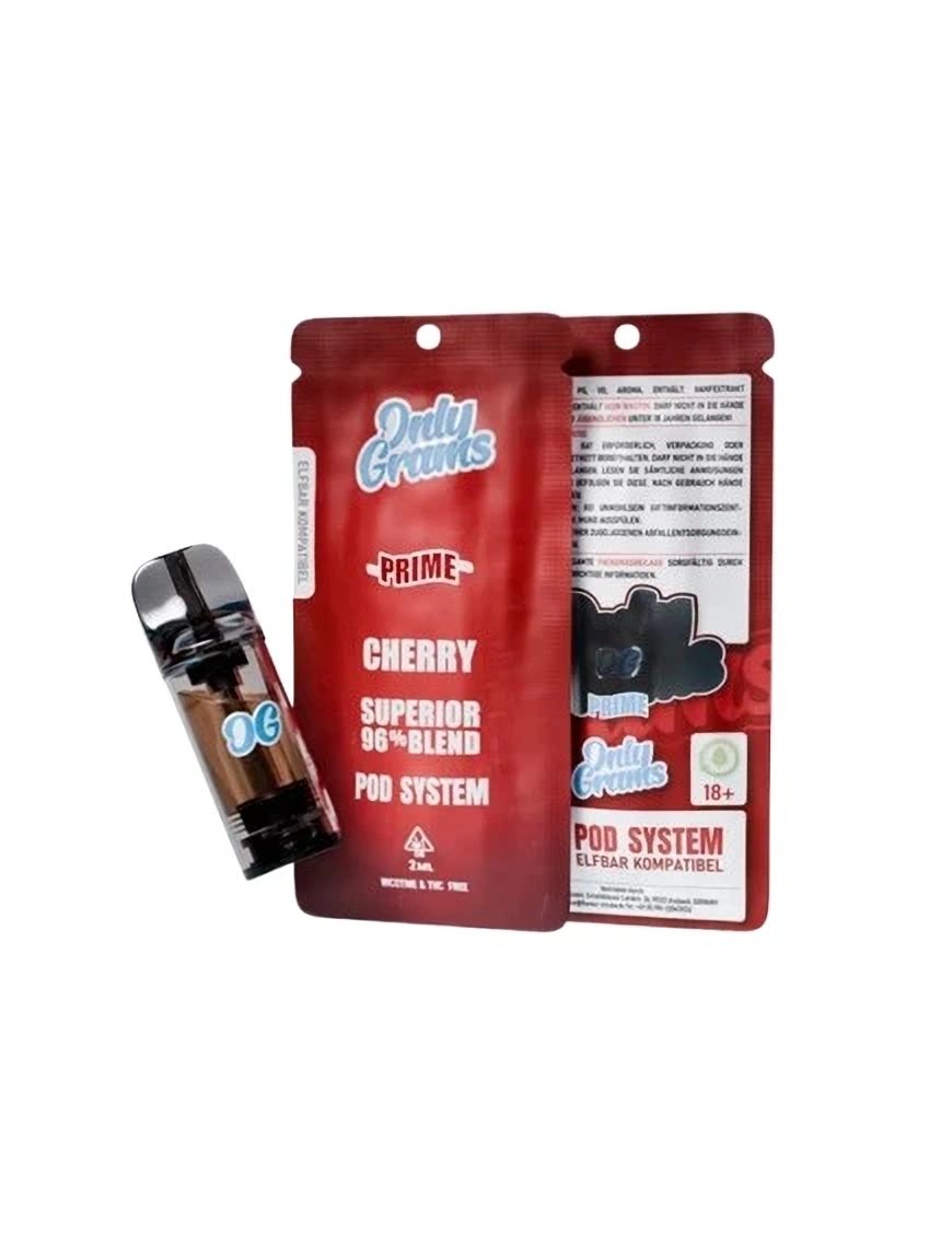 Only Grams - Superior Pod Cherry, 96 %, 2 ml (elfbar)