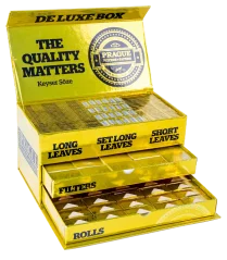 Prague Filters and Papers - Gold Deluxe Box full of filter papers