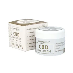 Cannaline CBD dieninis kremas su kofermentu Q10 ir kanapių aliejumi, 50 mg CBD, 50 ml,