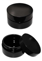 Miron Airtight cosmetic container made of purple glass, 100 ml