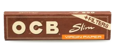OCB Virgin Paper King Size Rolling Papers + Filter Tips