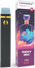 Cannastra CBG vienkartinis Vape Pen Galaxy Mist, CBG 95 %, 1 ml
