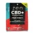 Zen CBD Kẹo dẻo THC+ vị Fruit Punch Indica, 10 cái, 200 mg