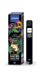 Euphoria H4CBD Pen Vape Pen de unică folosință Juicy Blueberry, H4CBD 50 %, 2 ml