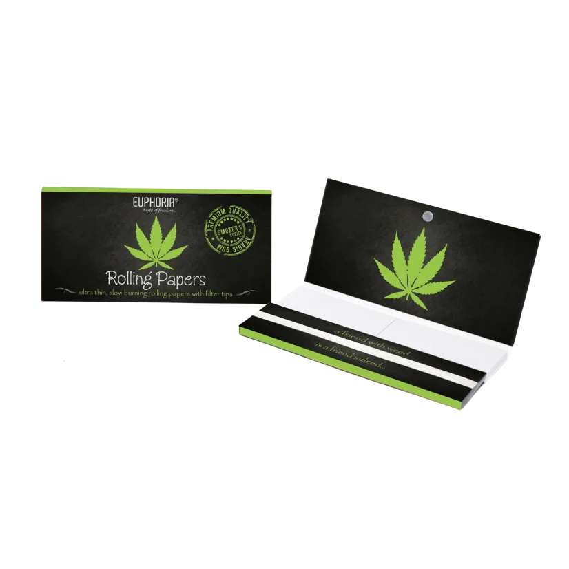 Euphoria Rolling Papers ultra thin and slow burning, 32 papers