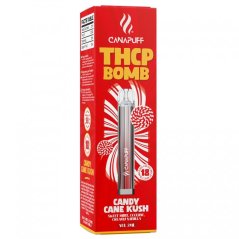 CanaPuff BOMB Candy Cane Kush, 0,8 g THCP - Disposable, 2 ml