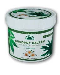 Herbavera Konopný balzám s aloe vera, 500 ml
