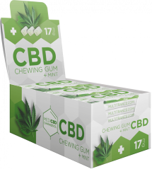 MediCBD Mint CBD Chewing Gum (17 mg CBD), 17 g