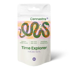 Cannastra H4CBD Kwiat Czas poszukiwacz (Durbanie Zatruć) 60%, 1 g - 100 g