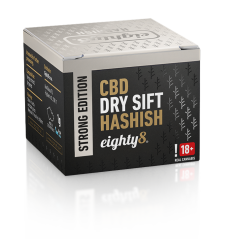 Eighty8 Dry Sift Hash 12% CBD, 1 g