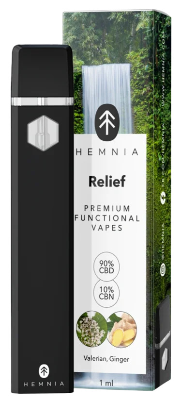 cbn vape Deep Relaxation - Premium Functional CBDP and CBN Vape Pen, Kava, Valerian,  Lemon Balm, 1ml main image 1