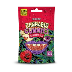 Euphoria Cannabis Gummies Strawberry Haze, 50 g