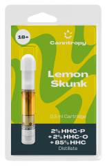 Cartucho Canntropy HHC Blend Lemon Skunk, 2 % HHC-P, 2 % HHC-O, 85 % HHC, 0,5 ml