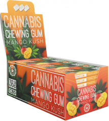 Cannabis Mango Chewing Gum (36 mg CBD), 17 g