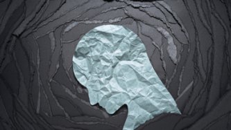 CBD und Angst: symbolische Darstellung einer von Stress überforderten Person CBD und Angst: symbolische Darstellung einer von Stress überforderten Person