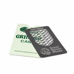 Royal Queen Seeds Kartová Drtička s logem RQS, 2 části, 15 x 12 x 2 cm