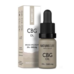Nature Cure λάδι CBG - 5 % CBG, 500 mg, 10 ml