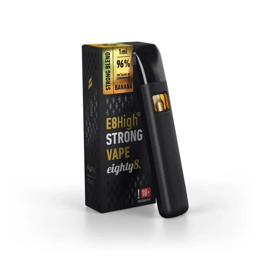 Eighty8 E8High Einweg Vape Banane, 96 % E8High, 1 ml