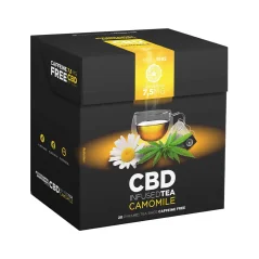 CBD kamillatea, CBD 7,5 mg, doboz 20 teászacskóval