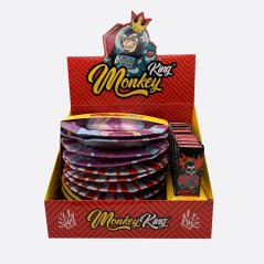 Monkey King Aschenbecher mit KS Slim Zigarettenpapier und Tips