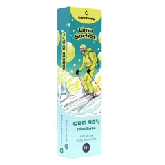 Canntropy CBD vienkartinis Vape Pen Lime sorbetas, CBD 95 %, 1 ml