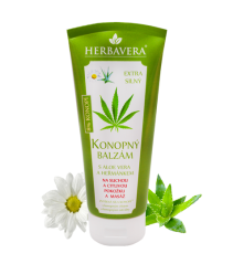 Herbavera Kaņepju balzams ar alveju, 200 ml