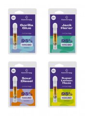 Canntropy Pachet de cartușe H4CBD, 95 % H4CBD, set All in One - 4 arome x 1 ml